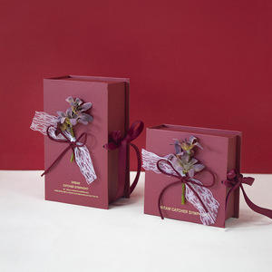 Wholesale Customized High-End Waterproof Portable Printed Paper Little Wedding Packaging Magnetic Gift <b>Box</b> - Product Image 1
