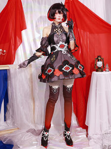 Honkai: Star Rail personnage Seele Cosplay noir blanc <span class=keywords><strong>costume</strong></span> <span class=keywords><strong>gilet</strong></span> Cosplay <span class=keywords><strong>Costume</strong></span> avec manchon de bande de taille - Product Image 4