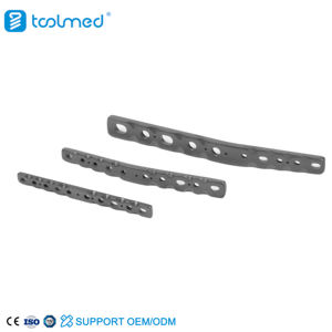 TOOLMED Titanium pelat pengunci ortopedi implan untuk dokter hewan sendi pergelangan tangan arthtrodesis - Product Image 3