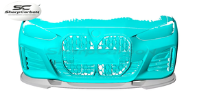 Divisor de Parachoques Delantero de Fibra de Carbono G26 para <span class=keywords><strong>BMW</strong></span> I4 Serie 4 G26 <span class=keywords><strong>440i</strong></span> Gran Coupé <span class=keywords><strong>M</strong></span> Sport Hatchback <span class=keywords><strong>2021</strong></span> 2022 - Product Image 3