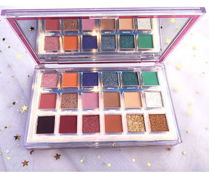 Paleta de <span class=keywords><strong>Sombras</strong></span> de Ojos Plegable de 18 Colores <span class=keywords><strong>Huda</strong></span> Moji, Juego de Paletas de Maquillaje Vacías, Paleta de <span class=keywords><strong>Sombras</strong></span> de Ojos Docolor Edición Festiva - Product Image 5