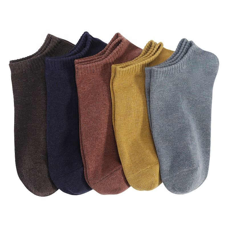 Wholesale Breathable Meia Branca Unisex Custom Logo 100% Cotton Bulk Multi Color Sport Ankle Socks Men