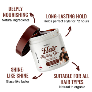 Gel Coiffant Effet Lissant pour Queue de Cheval et Coiffures Rappelées, Brillance Intense, Anti-Frisottis, Fixation Forte - Product Image 3
