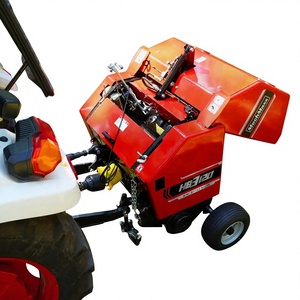 Presse à balles de foin miniatures rondes en gros avec moteur et engin, haute productivité, garantie de 3 ans, prix bas, livraison rapide - Product Image 1