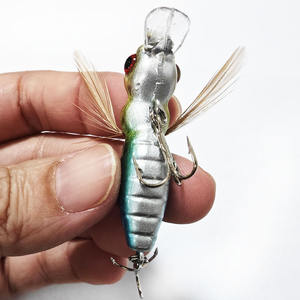 Señuelo de Pesca Alpha 4.5cm 3.4g, Libélula Biónica, Señuelo Flotante de Superficie, <span class=keywords><strong>Cebo</strong></span> Duro para Lubina y Trucha - Product Image 5