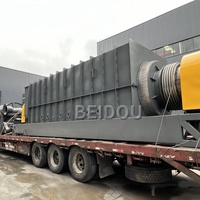 Four de carbonisation horizontale continu BEIDOU pour sciure de bois, moteur sans fumée, ligne de production de charbon écologique, haute capacité 0,5-2