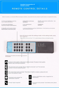 Perangkat simulasi PVC maneken pelatih <span class=keywords><strong>AED</strong></span> Defibrillator eksternal otomatis untuk latihan <span class=keywords><strong>CPR</strong></span> tanpa tegangan tinggi sains medis - Product Image 6
