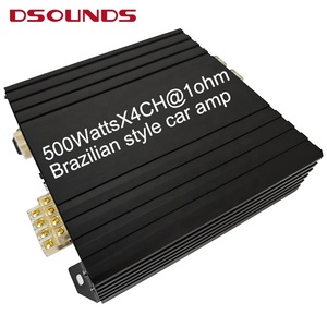 Amplificatore per Auto a 4 Canali Full Range Stile Brasiliano da 500Wrms x 4 a Buon Prezzo per Audio Auto - Product Image 1