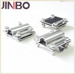 Abrazadera de Tierra de Cobre de Alta Resistencia, Conector Cruzado Eléctrico, Abrazaderas para Unión de Cables - Product Image 6