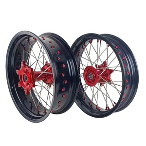 Jantes Supermotard 16 17 pouces pour YZ125 YZ250 YZ250F YZ450F, en aluminium CNC durable et anodisé, pour Yamaha 2024, ensemble de jantes de course Motard - Product Image 6