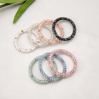 Nouvel arrivage de chouchous élastiques pour téléphone Bandes de cheveux élastiques Accessoires pour cheveux Attaches à cheveux en spirale