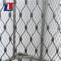 Maille de câble métallique d'acier inoxydable balustrade les cages à oiseaux Offre Spéciale le filet de volière perroquets tissé technique de coupe traitement Zoos