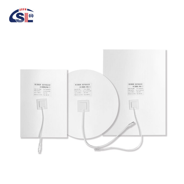 Smart Led Hotel Dimmer With-defogger Bagen Bathroom Touch Sensor Switch Vanity Defogger Pad IP44 Rated 12W for Mirror