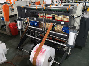 Machine de découpe de sac HDPE LDPE PE poignée sac recyclé t-shirt transporter sac à provisions faisant la Machine gilet en plastique polythène - Product Image 5