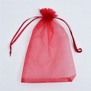 3.93" X5.9" (10*15cm) Recyclable Organza Gift <b>Pouches</b> & Bags for Jewelry & Candy Packaging Customizable Colors & Sizes - Product Image 3