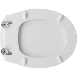Asiento de inodoro Azzurra Jubilaeum con bisagra pasante para baño, para inodoro de pedestal - Product Image 3
