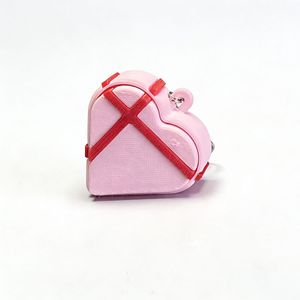 Caja de Regalo en Forma de Corazón, Juguete Antiestrés con Botones, Accesorio Decorativo para Llavero - Product Image 4