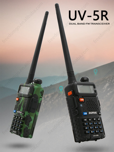 Baofeng Uv-5r 5w 핸디 라디오 Uhf Vhf 라디오 범위 아마추어 모바일 듀얼 밴드 양방향 듀얼 밴드 워키토키 야외 LED 디스플레이