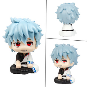 Figurine d'anime en PVC LK <span class=keywords><strong>Gintama</strong></span> de 10 cm, Sakata Gintoki, <span class=keywords><strong>Hijikata</strong></span> Toushirou, statue en plastique, modèle de poupée, jouet, décoration, figurine, cadeau - Product Image 4