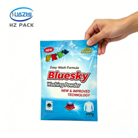 Individuell bedruckte, laminierte Metall-Rückseitenversiegelungsbeutel für Waschmittelpulver, Waschseife, 500g, 800g, 1kg, 2kg, 3kg, PET, VMPET, PE, OEM