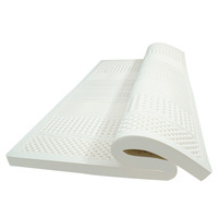 Matelas en Latex 100% Naturel d'Usine Hypoallergénique, Tailles et Densités Personnalisables, Roulé Compressé Gratuit pour l'Exportation