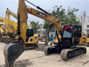 Excavatrice sur chenilles d'occasion Sany SY135C bon marché, 13 tonnes, modèle 2021, avec moteur Mitsubishi, pompe à engrenages, à Shanghai, Chine - Product Image 6