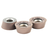 Prix d'usine, plaquettes de fraisage en carbure de tungstène OEM revêtues PVD RDMW1204MOT-A57 pour machine CNC