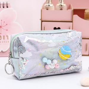 <span class=keywords><strong>Astuccio</strong></span> Creativo <span class=keywords><strong>con</strong></span> Effetto Cielo Stellato e Sabbia Fluida, Borsa per Cancelleria Personalizzata per Studenti, Scatola Colorata per Articoli di Cancelleria - Product Image 5