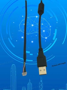 Câble d'acquisition d'informations pour module caméra USB2.0 vers terminal SH1.0-5P, double blindage, anneau magnétique, connecteur USB Type-A - Product Image 3