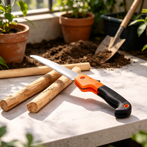 Sega Pieghevole per Potatura, Sega <span class=keywords><strong>da</strong></span> <span class=keywords><strong>Giardino</strong></span> Portatile per Taglio Rami e Potatura Legno, Attrezzo <span class=keywords><strong>da</strong></span> Giardinaggio per Esterni - Product Image 1