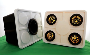 C68 Seau hollandais hydroponique de jardin intérieur avec couvercle 0/1/2/4 trous Planteur de seau Bato pour la culture de tomates et d'herbes - Product Image 5