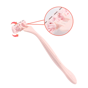 Private Label Wholesale Price Triple Blade Disposable <strong>razor</strong> Lady Pink Shaving <strong>razor</strong> - Product Image 3