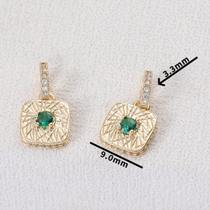 युआनलॉन्ग फैशन महिला डिय वर्ग जिरकोन जेड माइक्रो इनल्ड गोल्ड कॉपर मिश्र धातु बड़े छेद डिजाइन पेलेंट हार थोक - Product Image 6