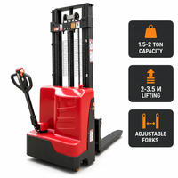 Chariot élévateur électrique pour entrepôt, capacité de charge élevée, hauteur de levage 1070 mm