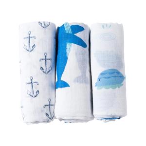 Tissu respirant 100% luxueuse <span class=keywords><strong>mousseline</strong></span> super doux <span class=keywords><strong>coton</strong></span> couverture de langes - Product Image 1
