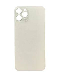 Remplacement de réparation pour <span class=keywords><strong>iPhone</strong></span> 11pro <span class=keywords><strong>11</strong></span> Promax grand trou verre arrière couvercle de batterie téléphone portable boîtier arrière verre fissuré - Product Image 5