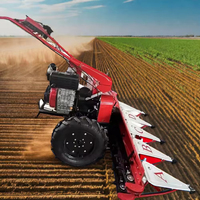 Nuevo Tractor diésel 120, segador 4GL delantero, tallo de maíz multifuncional, caña, arroz, cosechadora de trigo, Mini timón, uso agrícola