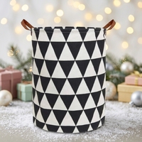 Panier à linge pliable écologique grand format avec poignées, autoportant et étanche, pour rangement salle de bain et armoire
