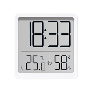 Zhongnaier Nhật Bản mini bảng đồng hồ hygrothermograph bảng đồng hồ đa chức năng điện tử Nhiệt kế ẩm kế đồng hồ báo thức - Product Image 2