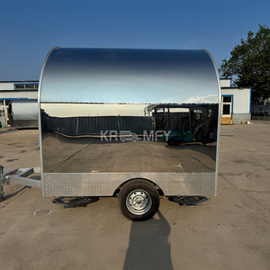Kebab Coffee Vendor Towing Supplies Support Commercial Rickshaw <b>Small</b> Cart Mobile Beverage Concession Trailer Food Truck - Product Image 2