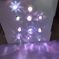 Plafonnier LED en Fiber optique de haute qualité, installation facile à installer, éclairage cristal, luminaire décoratif d'intérieur