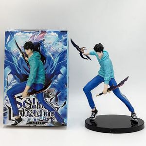 6 Estilos de Figura de Anime de Sung Jin Woo de Solo Leveling, Caballero Rojo Sangre, Comandante Igris, Modelo de Mano, Adorno de Escritorio, Regalos, 17~21 cm - Product Image 6