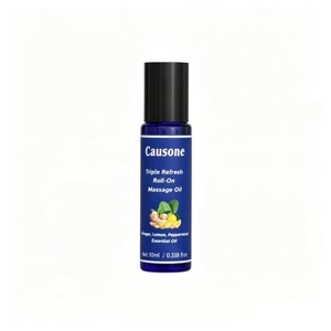 Rodillo de Masaje de Cúrcuma, Limón y Menta, Aceite Refrescante, Alivia Picaduras de Mosquitos, Calma la Picazón, Caja de Regalo - Product Image 1