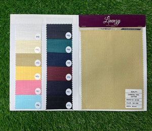 Tela Elástica de Algodón de Sarga Gruesa para las Cuatro Estaciones |   Tela Lisa Tejida Personalizada para Vestidos, Pantalones Cargo, Chaquetas, Overoles y Uso Doméstico - Product Image 1