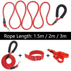 Customizable Explosion-proof Reflective Dog Leash Pet Leash Pet Accessories Adjustable Nylon Pet Dog Chest and Back <b>Harness</b> - Product Image 3