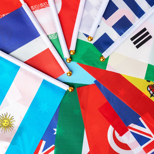 Hot Bán New Mỹ Cờ Khuyến Mãi Bán Buôn Kích Thước Nhỏ Quốc Gia Ngày Hoạt Động Polyester Cờ Tùy Chỉnh Nước Tay Cờ USA - Product Image 3