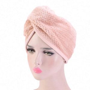 Toalla de microfibra para el cabello para mujer, turbante absorbente antiencrespamiento, gorro de baño de secado rápido, estampado digital - Product Image 3