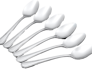 Cuillère à expresso en acier inoxydable poli miroir, 5 pouces, mini-cuillère à café pour tasses à expresso, desserts et fêtes du thé - Product Image 1