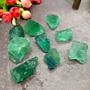 Piedra Difusora de Cristal Natural, Piedra de Aromaterapia Hecha a Mano con Formas Geométricas, Cristal de Fluorita Rosa, Blanco, Morado, Amarillo, Verde - Product Image 1