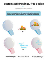 Lampe LED flexible rechargeable USB pour téléphone portable, éclairage photo à clipser, idéale pour le streaming en direct
